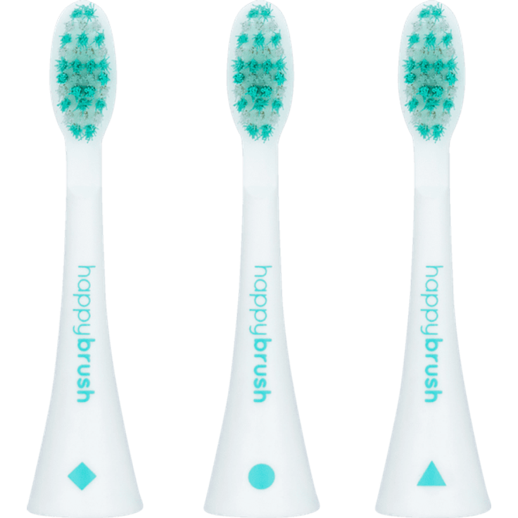 HAPPYBRUSH V3 RF 3er Set Aufsteckbürsten