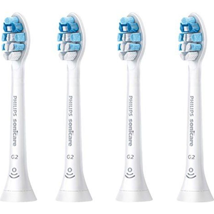 Philips Sonicare HX9034/10 Aufsteckbürste Optimal Gum Care, 4x gesünderes Zahnfleisch, 4er-Pack