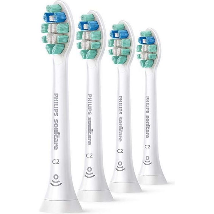 Philips Sonicare HX90024/10 Aufsteckbürste Optimal Plaque Defense, 7x Plaque-Entfernung, 4er-Pack
