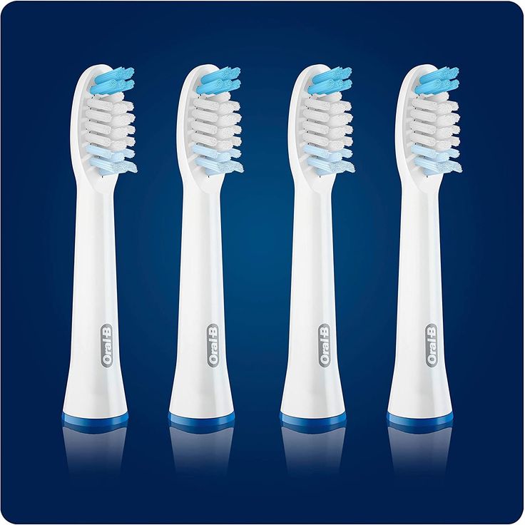 Oral-B Pulsonic Clean 4er-Pack, Schalltechnologie, für saubere & gesunde Zähne, weiß – Bild 2