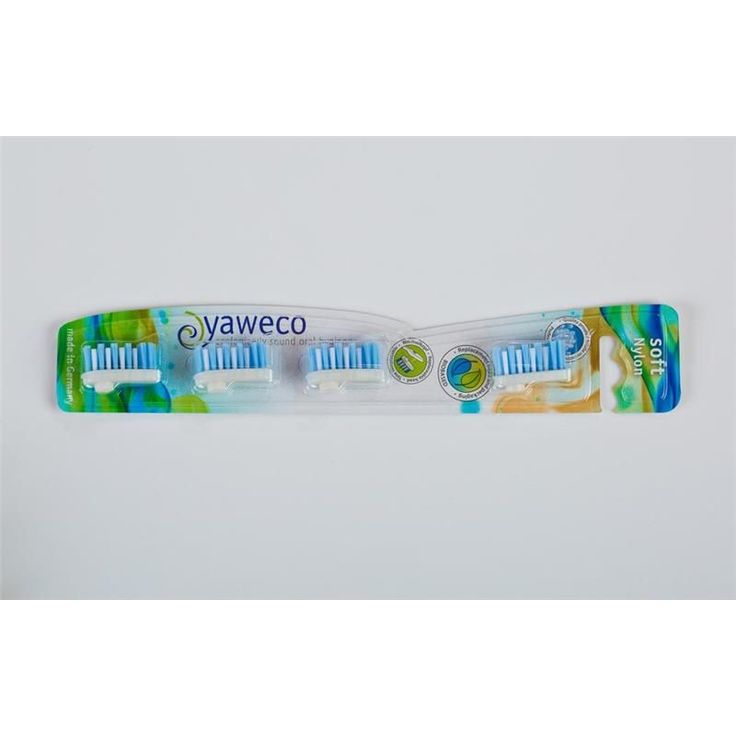 Yaweco Nachfüllpack Ersatzköpfchen soft, 4 Köpfchen/Pack