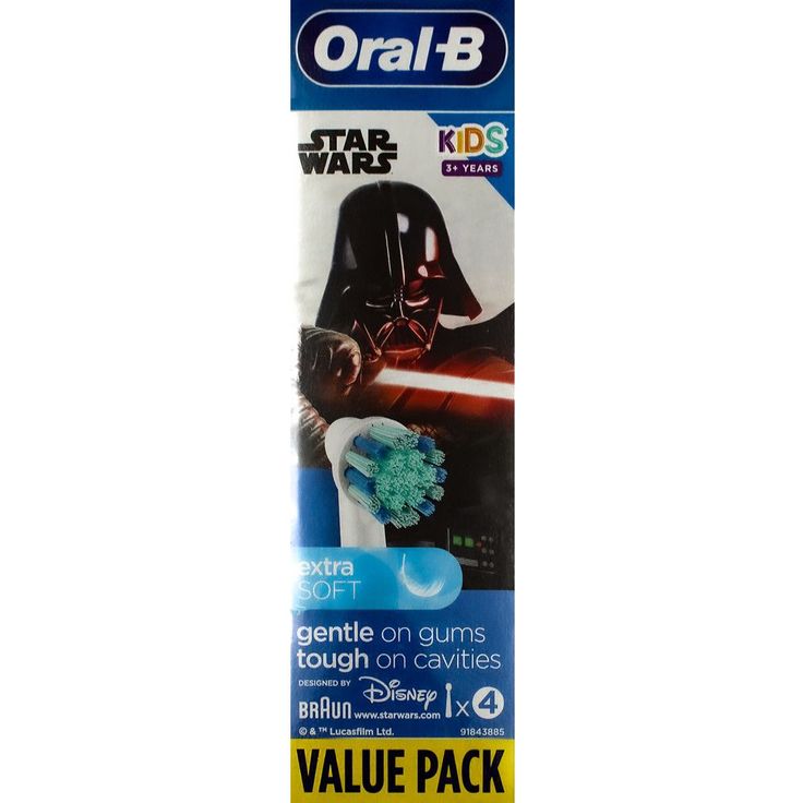 Oral-B Kids Star Wars Aufsteckbürsten 4er-Pack