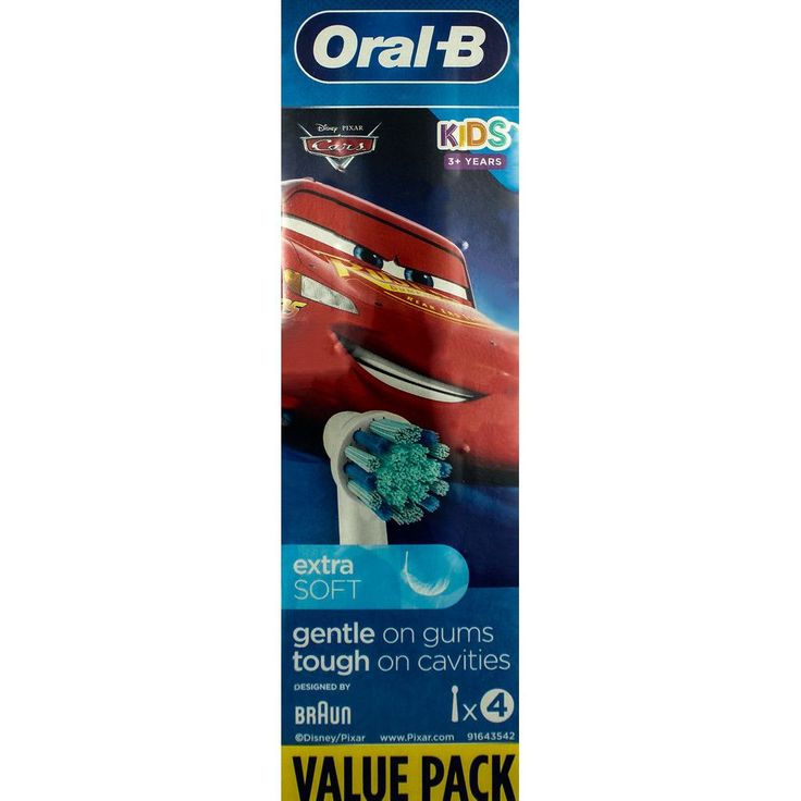 Oral-B Kids Cars Aufsteckbürsten 4er-Pack