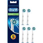 Oral-B CrossAction 5er-Pack, für eine gründliche Zahnreinigung, über Kreuz geordnete Borsten