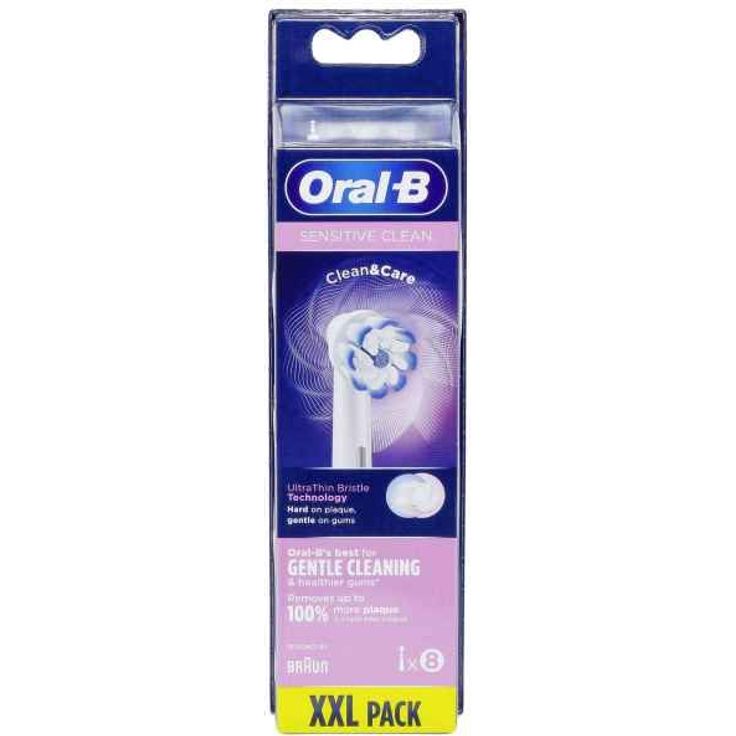 Oral-B Sensitive Clean Clean&Care, sanfte Zahnreinigung 8er-Pack, weiß – Bild 3