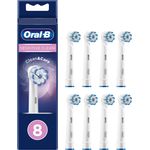 Oral-B Sensitive Clean Clean&Care, sanfte Zahnreinigung 8er-Pack, weiß