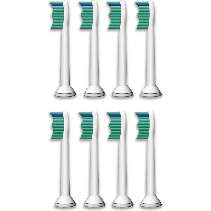 Philips Sonicare HX6018/07 ProResults, bis zu 2x mehr Plaqueentfernung, 8er-Pack, weiß – Bild 3