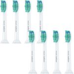 Philips Sonicare HX6018/07 ProResults, bis zu 2x mehr Plaqueentfernung, 8er-Pack, weiß