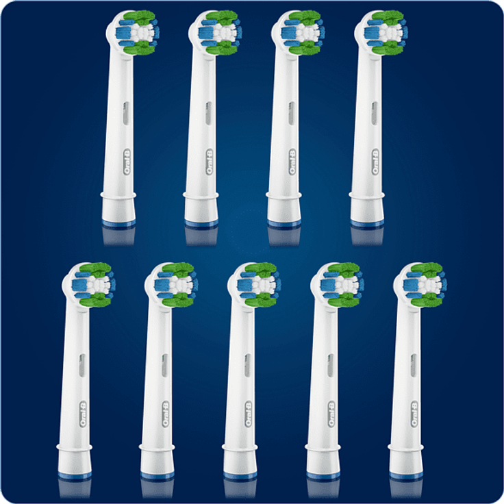 Oral-B Precision Clean mit CleanMaximiser-Borsten 9 Stück Aufsteckbürsten