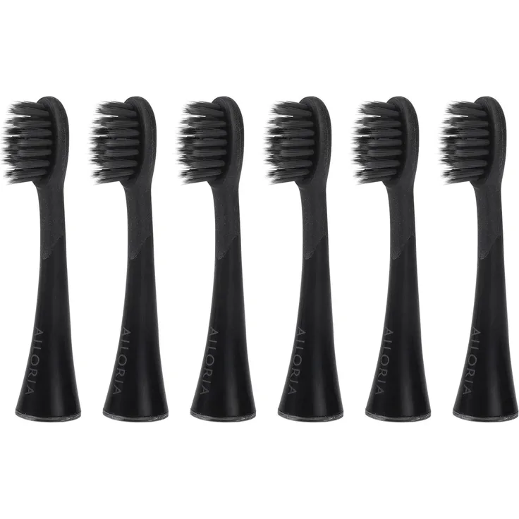 Ailoria Shine Bright Replacement Ailoria Shine Bright Replacement Charcoal Ersatzbürstenköpfe Schwarz 12er Set Elektrische Zahnbürste 1.0 pieces