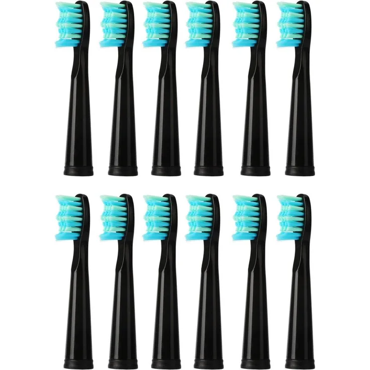 Ailoria Flash Travel Replacement Ailoria Flash Travel Replacement Ersatzbürstenköpfe Schwarz 12er Set Elektrische Zahnbürste 1.0 pieces
