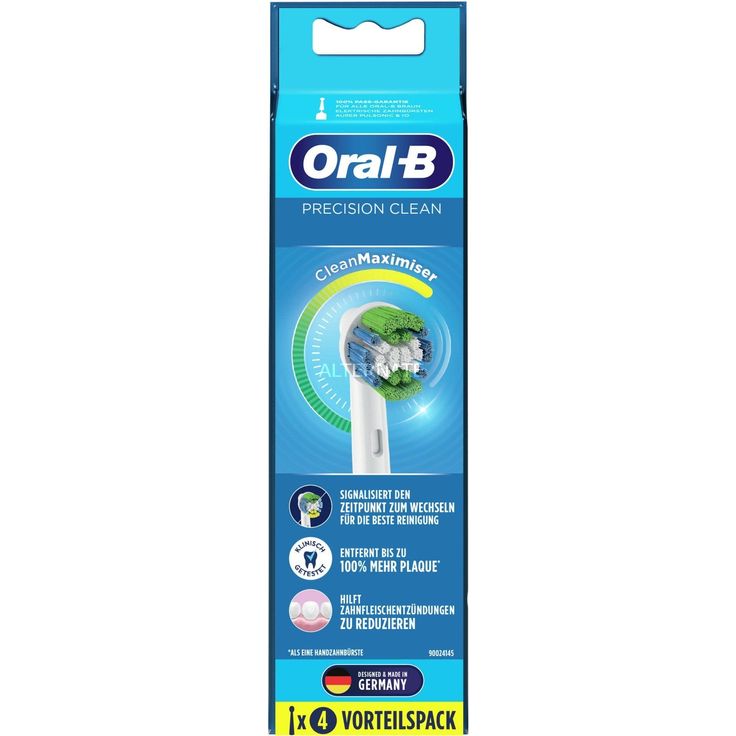 Oral-B Precision Clean CleanMaximiser 4er Aufsteckbürste, weiß
