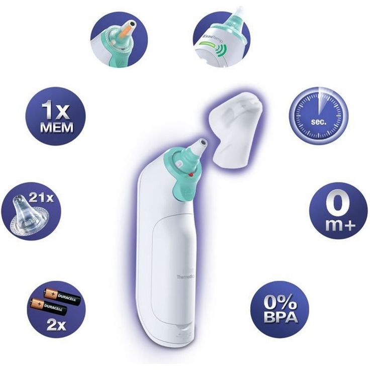 Braun IRT 6020 Infrarot-Thermometer mit ExactTemp Positionierungs-System & vorgewärmter Messspitze – Bild 5