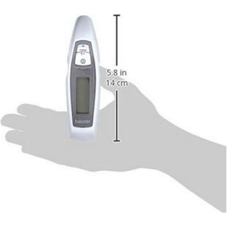 Beurer FT 65, Infrarot-Technologie, mit visuellem Fieberalarm, weiß, zum Messen von erhöhter Körpertemperatur – Bild 4