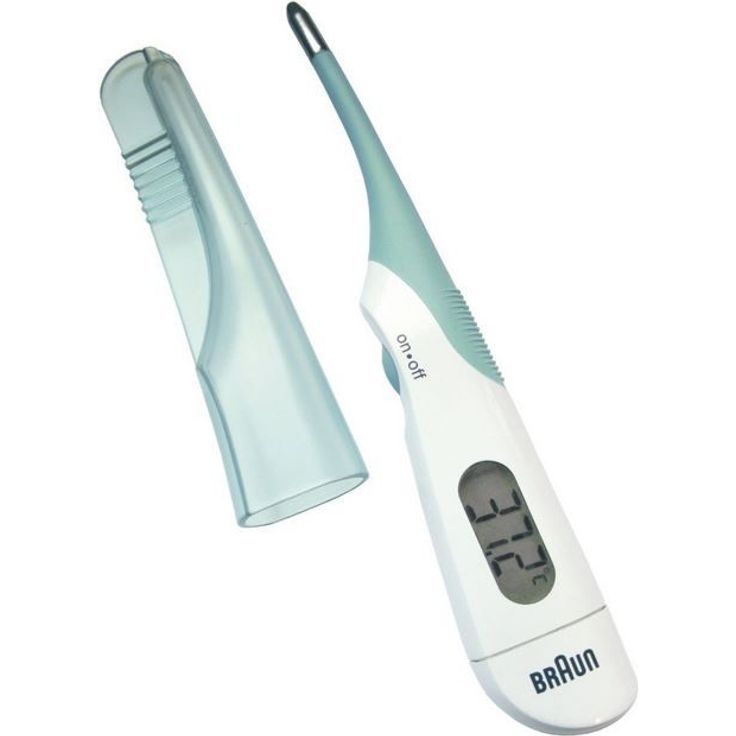 Braun PRT 1000, für axillare, orale, rektale Messungen, Fieberalarm, 1 speicherbare Messung, wasserdicht – Bild 2