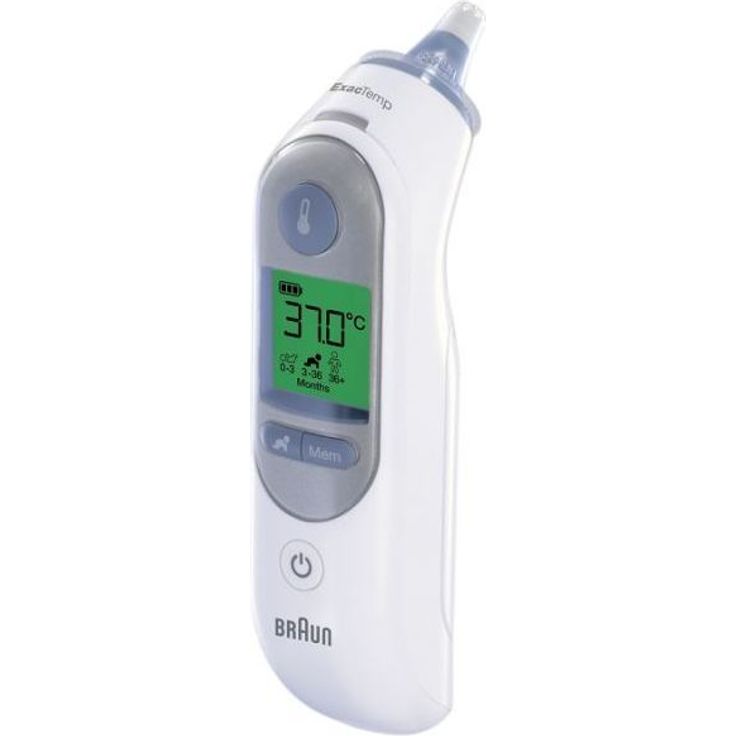 Braun ThermoScan 7 Infrarot Ohrthermometer IRT6520, zum Messen von erhöhter Körpertemperatur