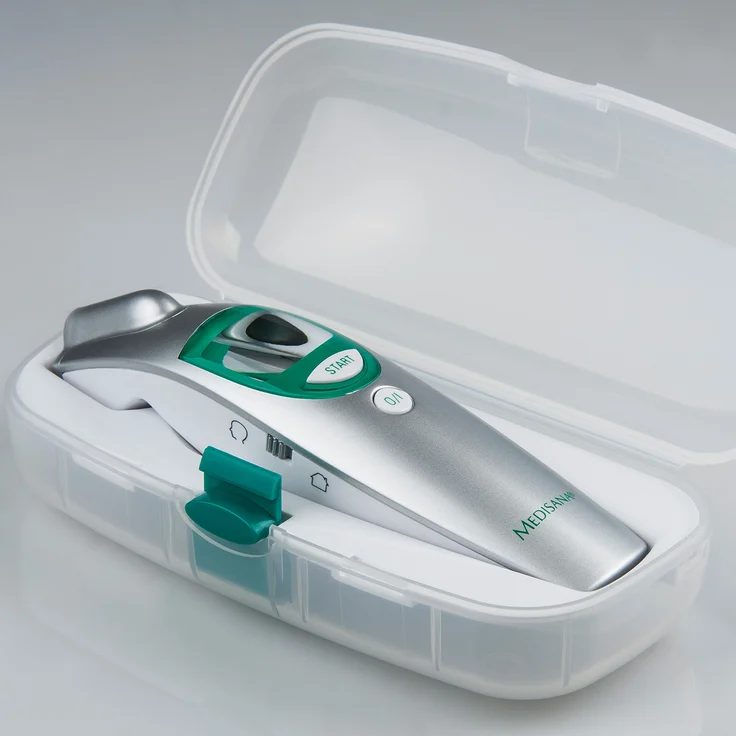 medisana FTN digitales 6in1 Stirnthermometer für Baby, Kinder und Erwachsene, Fieberthermometer mit visuellem Fieberalarm und Speicherfunktion – Bild 4