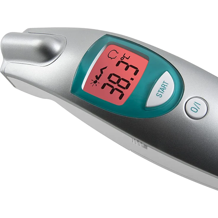 medisana FTN digitales 6in1 Stirnthermometer für Baby, Kinder und Erwachsene, Fieberthermometer mit visuellem Fieberalarm und Speicherfunktion – Bild 3