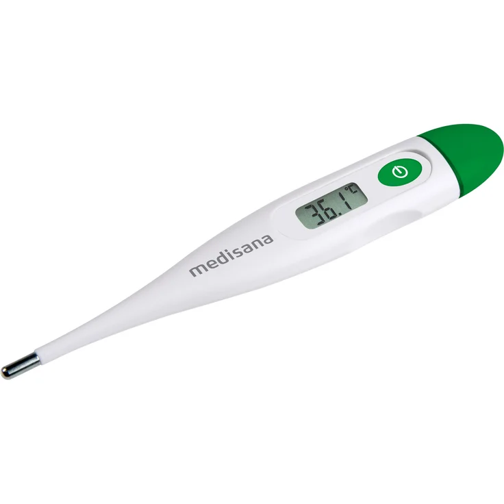 medisana FTC digitales Fieberthermometer für Baby, Kinder und Erwachsene, oral, axillar oder rektal, wasserdicht mit Fieberalarm – Bild 1