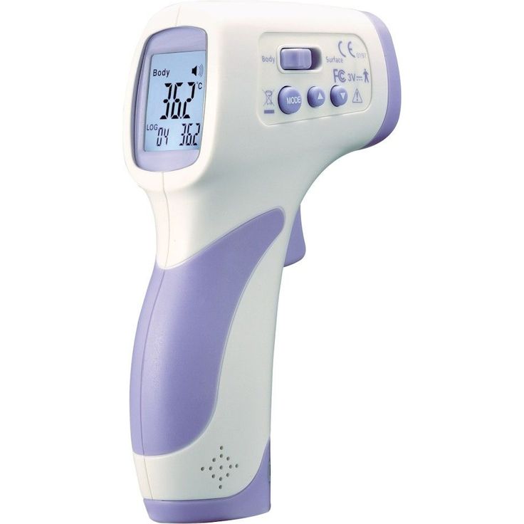 TFA-Dostmann Bodytemp TFA 31.1142.11 Infrarot Fieberthermometer für kontaktlose Messung an der Stirn, mit Fieberalarm