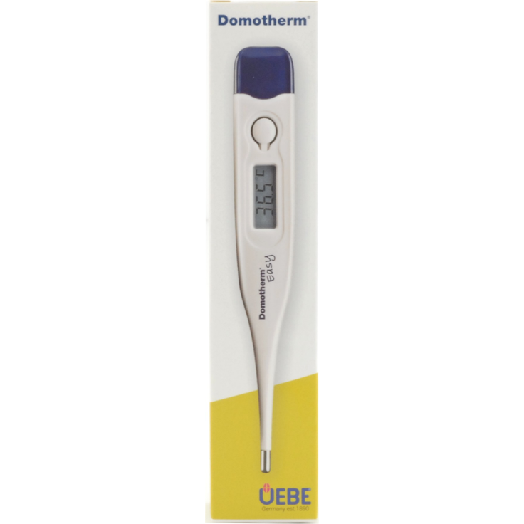 Uebe Medical Domotherm Easy Digitales Fieberthermometer für orale, rektale und axillare Messung, mit Fieberalarm