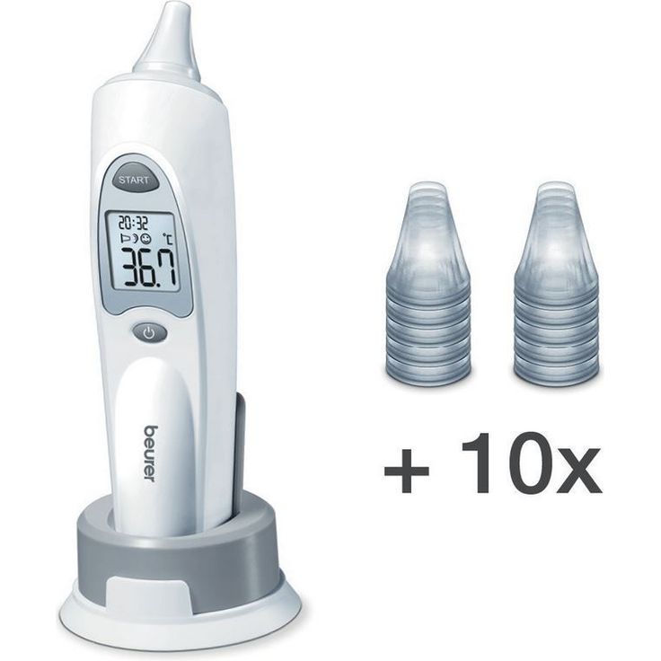 Beurer FT 58, Infrarot-Technologie, für Messungen im Ohr, akustischer Fieberalarm, zum Messen von erhöhter Körpertemperatur  – Bild 3