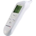 Domotherm 0865 S inklusive 40 Schutzkappen, mit Fieberalarm, zum Messen von erhöhter Körpertemperatur 