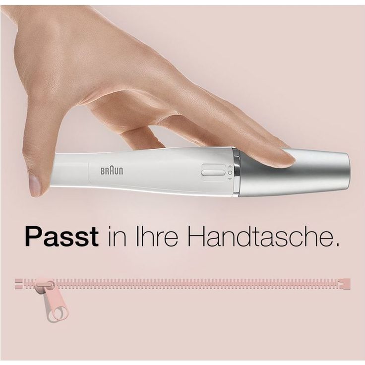 Braun Face Gesichtsepilierer und Gesichtsreinigungsbürste 810, mit zusätzlicher Batterie, silber-weiß – Bild 8