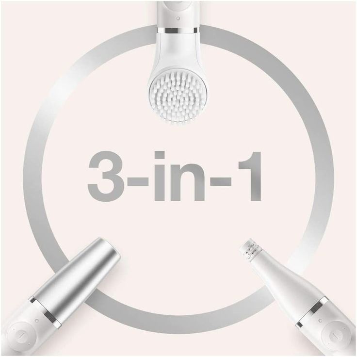 Braun FaceSpa Pro 910 Geischtsreinigungs- und Epiliergerät für Gesichtshärchen, mit silberner Kappe, weiß-silber – Bild 5