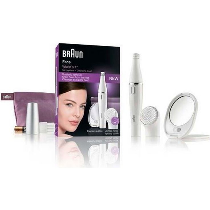 Braun Face 830 Gesichtsreinigungsbürste und -epilierer Tasche & Spiegel – Bild 5