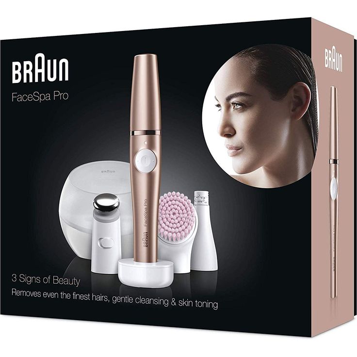 Braun Pro 921 FaceSpa, 3-in-1 Beauty Gerät für das Gesicht, mit Aufbewahrungsbox, Akkubetrieb, bronze – Bild 2