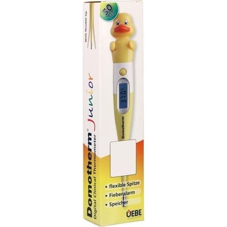 DOMOTHERM Junior Fieberthermometer digital Ente orale, rektale & axillare Messung, zum Messen von erhöhter Körpertemperatur 