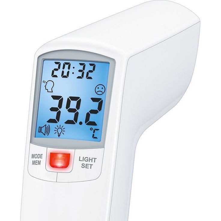 Beurer FT 100 Fieberthermometer, weiß, misst Stirn-, Objekt- oder Raumtemperatur, zum Messen von erhöhter Körpertemperatur – Bild 4