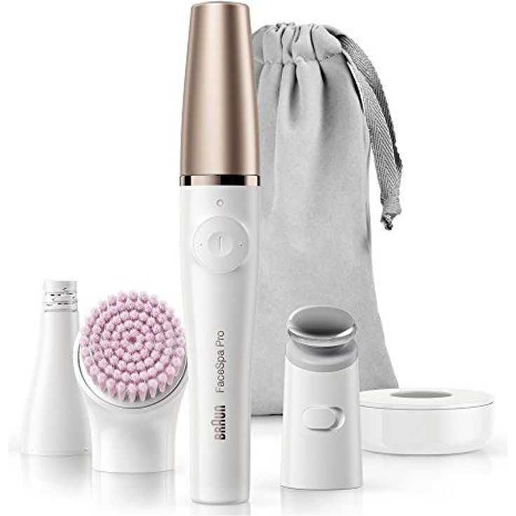 Braun Pro 912 FaceSpa, 3-in-1 Beauty Gerät für das Gesicht, Akkubetrieb, weiß-bronze – Bild 1