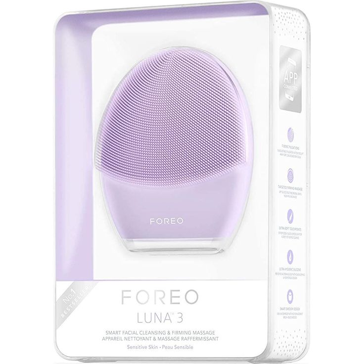 Foreo LUNA 3 für Empfindliche Haut, intelligente Gesichtsreinigungsbürste und straffende Massagebürste – Bild 3