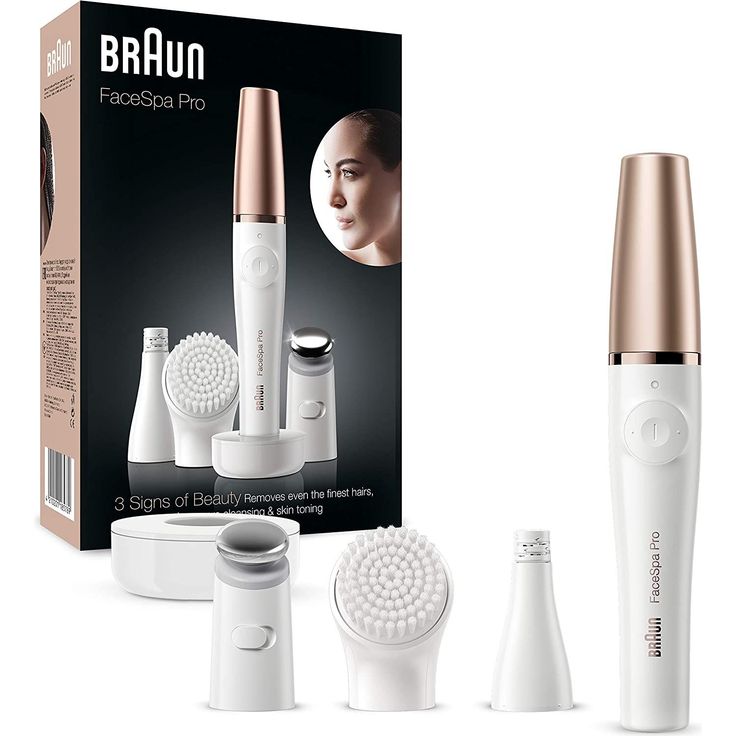 Braun FaceSpa 911 Pro Gesichtsepilierer mit Bürsten- und Massageaufsatz, wasserdicht – Bild 7