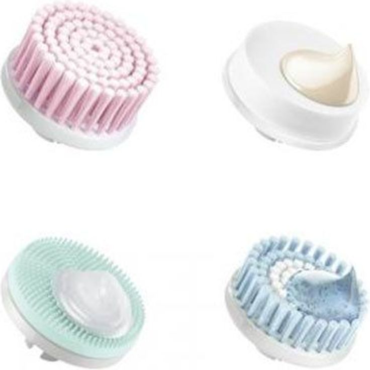 Braun FaceSpa Ersatzbürsten 80-mv, für Braun Gesichtsreinigungsgeräte, 4 Stück