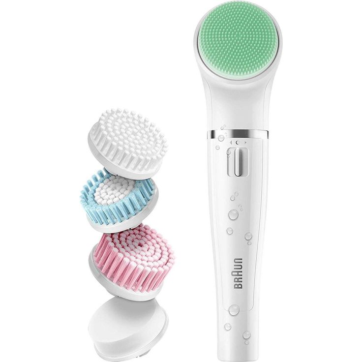 Braun FaceSpa Ersatzbürsten 80-mv, für Braun Gesichtsreinigungsgeräte, 4 Stück – Bild 2