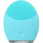 FOREO LUNA 2 elektrische Gesichtsbürste und Anti-Aging Massagegerät, türkis geeignet für fettige Haut Akkubetrieb