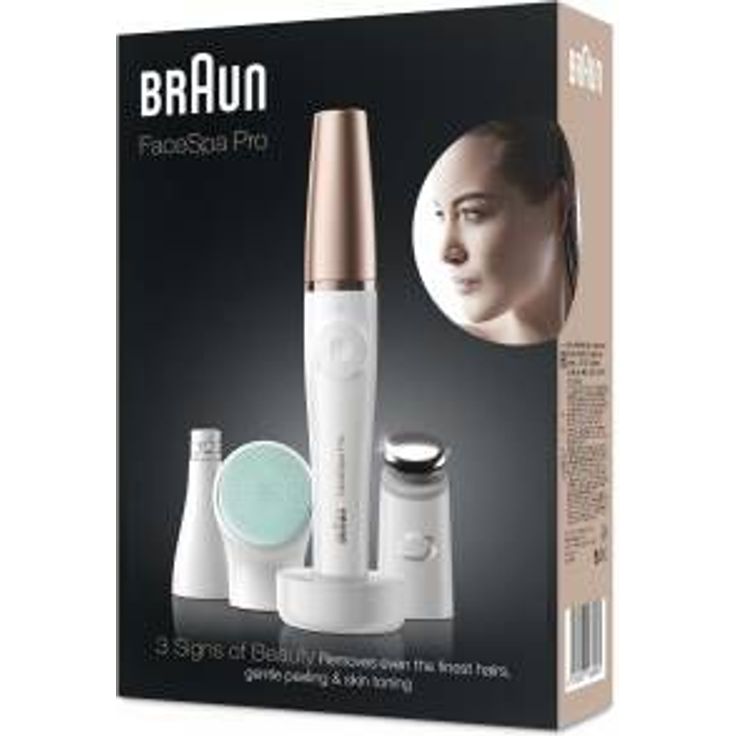 Braun FaceSpa Pro 913 Bronze, Weiß - Epilierer (Bronze, Weiß, Kinn, Stirn, Oberlippe, 0,5 mm) – Bild 3
