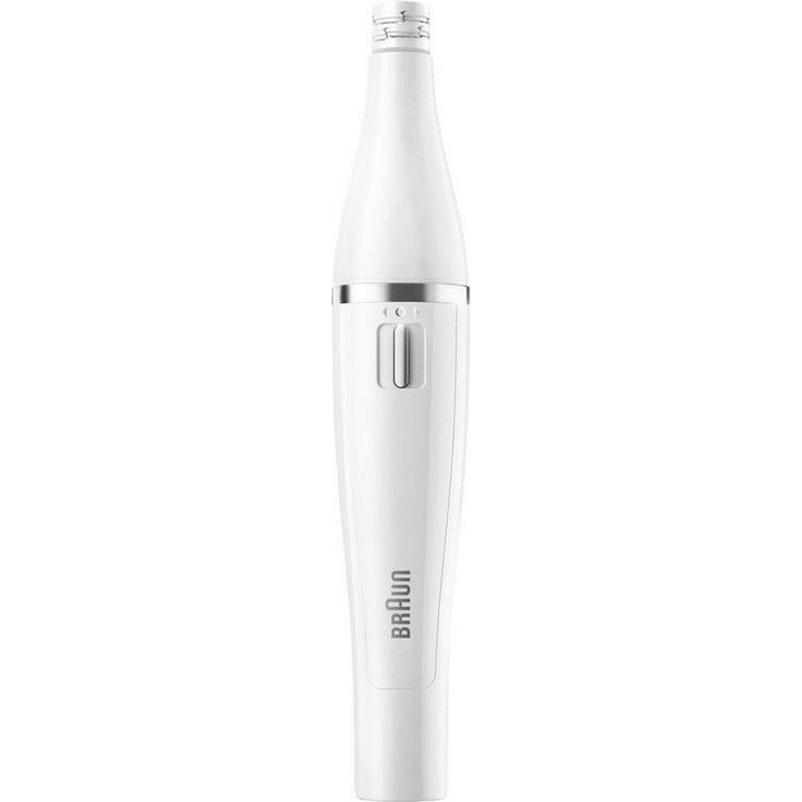 Braun FaceSpa 3-in-1 Gesichtsepilierer und Reinigungsbürstensystem 851v, mit zusätzlicher Batterie, Massagepad und Spiegel, weiß-rotgold – Bild 2