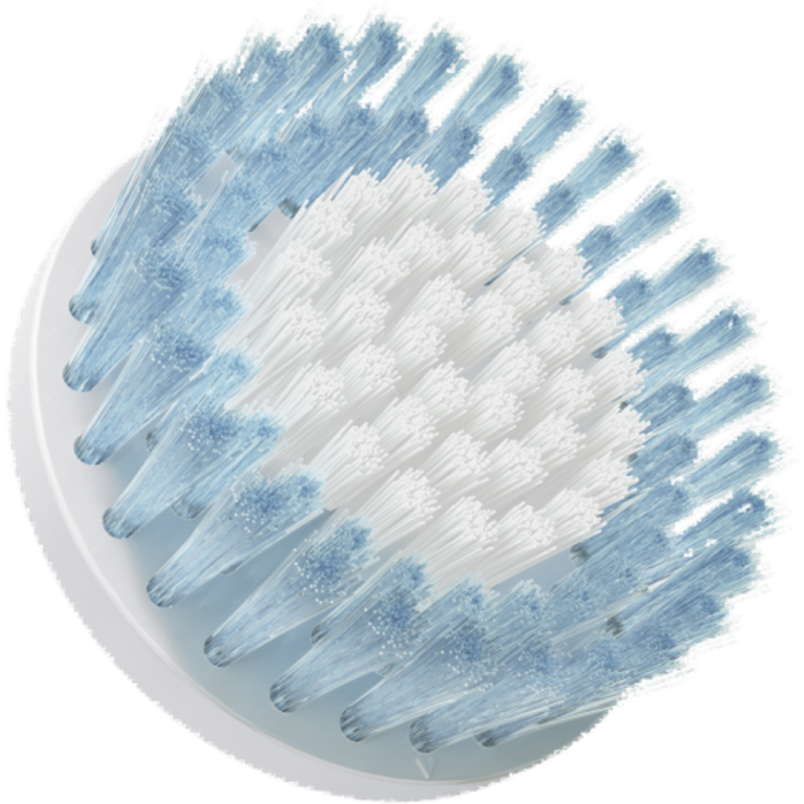 Braun Face Ersatzbürsten Peeling 80-e, für Braun Gesichtsreinigungsgeräte, 2 Stück