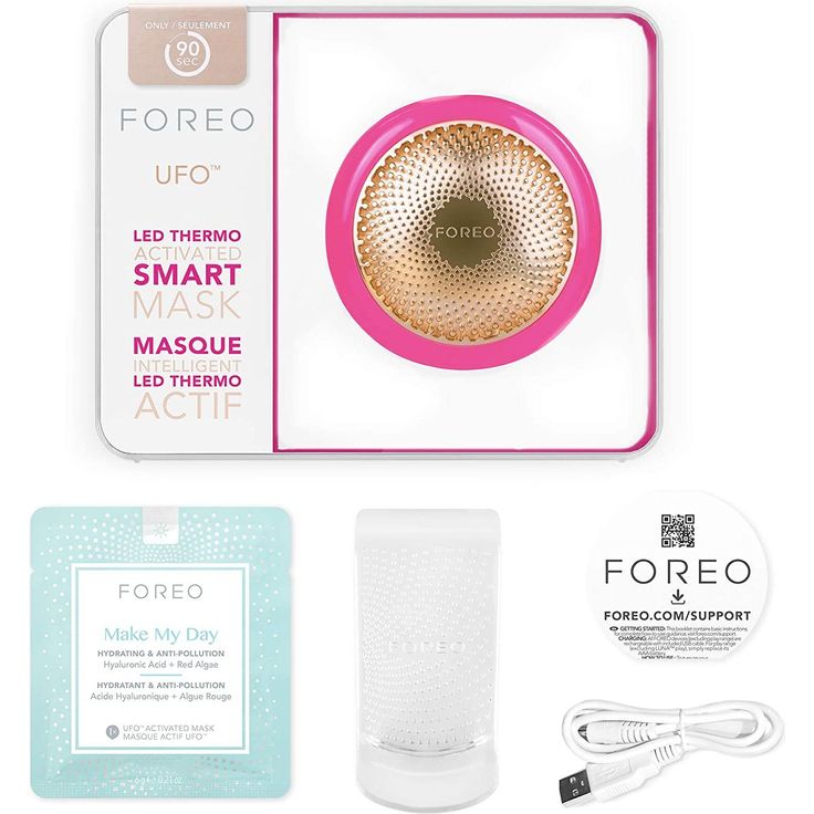 Foreo Gesichtspflege Intelligente Maskenbehandlung Ufo Fuchsia – Bild 3