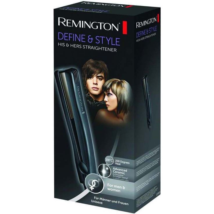 Remington Mini-Haarglätter On The Go S2880, keramikbeschichtete Stylingplatten, ideal für unterwegs, schwarz Tourmalin-Glätteisen für seidig glattes Haar – Bild 2
