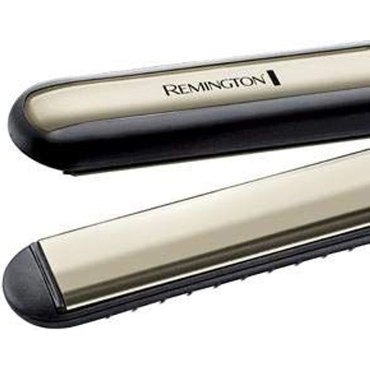 Remington Haarglätter Sleek & Curl S6500, abgerundetes Design für präzises Lockenstyling, schwarz-beige Keramik-Glätteisen für seidig glattes Haar – Bild 5