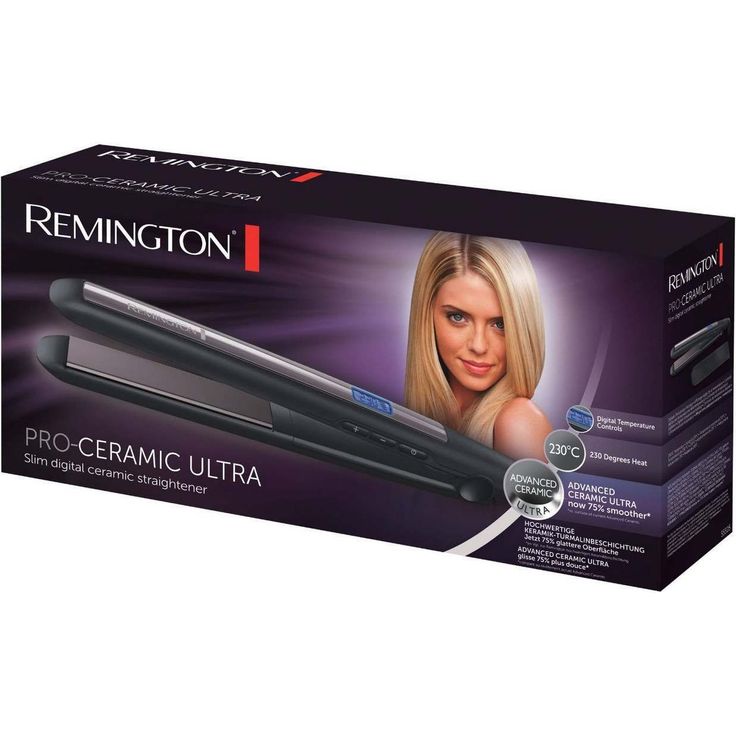 Remington Haarglätter Pro-Ceramic Ultra S5505, hochwertige Ultra-Keramikbeschichtung, schwarz Keramik-Glätteisen für seidig glattes Haar – Bild 3
