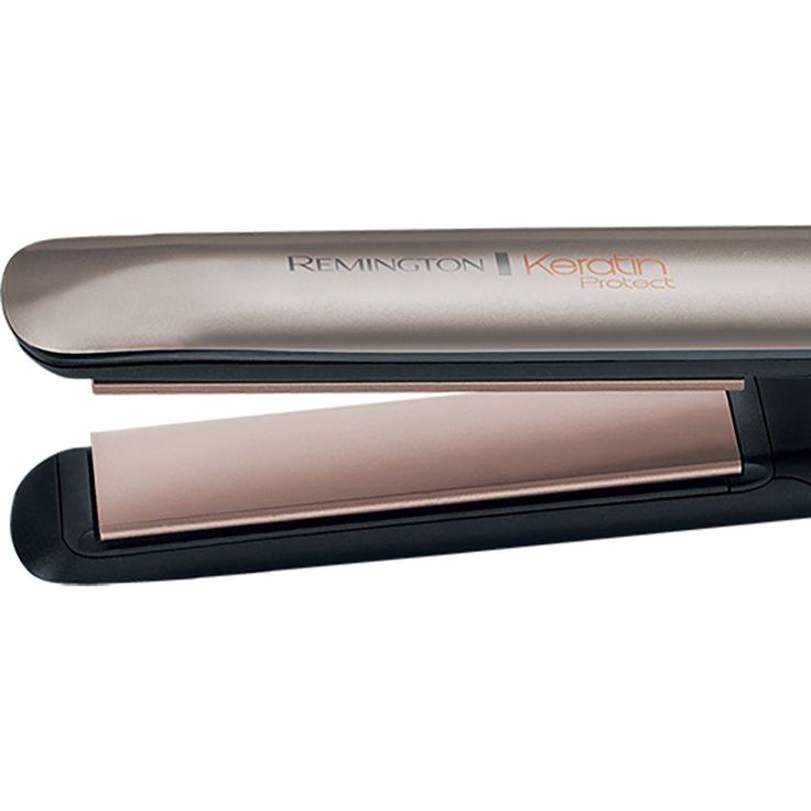 Remington Glätteisen S8540 (keramikbeschichtete Stylingplatten mit Keratin & Mandelöl, 9 Temperatureinstellungen 150-230°C, inkl. Aufbewahrungstasche) Haarglätter Keratin Protect für seidig glattes Haar – Bild 2