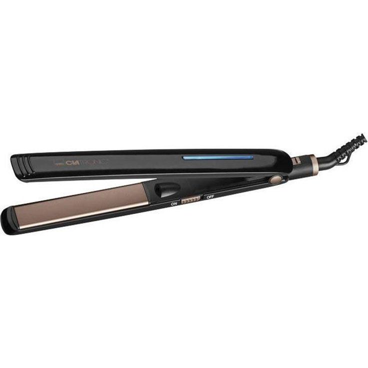 Clatronic HC 3660 Haarglätter, Keramikplatten, Ionisierungsfunktion durch Turmalinbeschichtung, LED-Kontrolleuchte für seidig glattes Haar