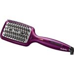 BaByliss Paris HSB101E Ionic-Glättbürste für schonende Glätte mit Anti-Frizz Effekt, schwarz & Ionen-Technologie für seidig glattes Haar