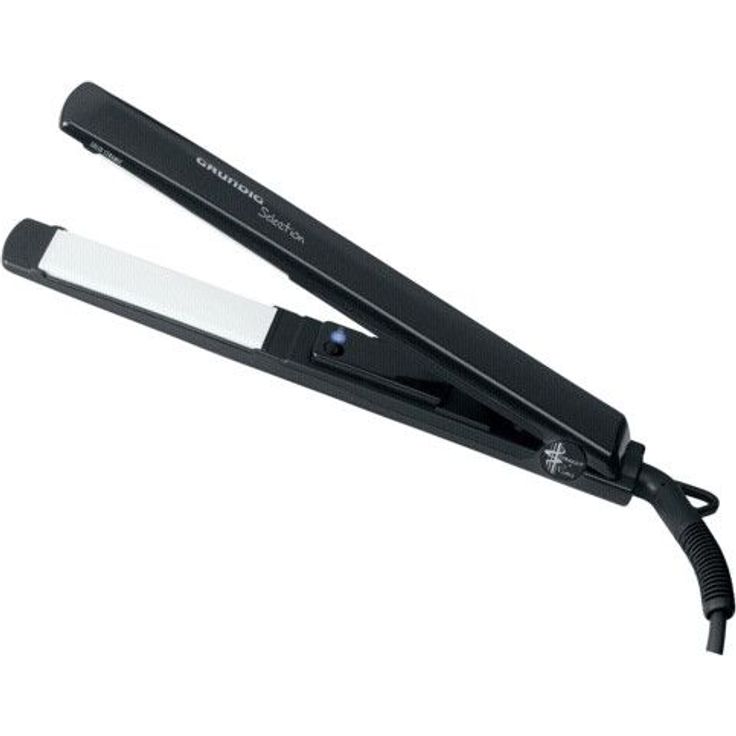 Grundig HS 6830 Haarglätter, schwarz für seidig glattes Haar